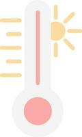 Thermometer-Vektor-Icon-Design vektor