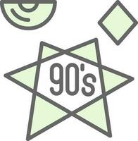 90er Jahre Vektor Symbol Design