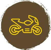 Motorrad-Vektor-Icon-Design vektor