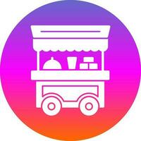 Food Cart Vektor-Icon-Design vektor