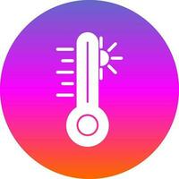 Thermometer-Vektor-Icon-Design vektor