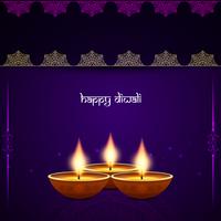 Abstrakt elegant Glad Diwali bakgrund vektor