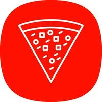 Pizza-Vektor-Icon-Design vektor