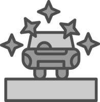 Auto Ausstellungsraum Vektor Symbol Design