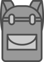 Rucksack-Vektor-Icon-Design vektor