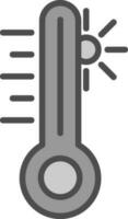 Thermometer-Vektor-Icon-Design vektor