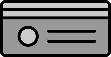 Kreditkarten-Vektor-Icon-Design vektor