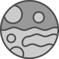 Mars-Vektor-Icon-Design vektor