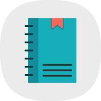 Notebook-Vektor-Icon-Design vektor