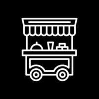 Food Cart Vektor-Icon-Design vektor