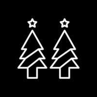 Weihnachtsbaum-Vektor-Icon-Design vektor