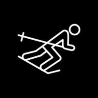 Skifahrer Vektor Symbol Design