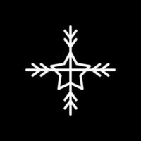 Schnee-Vektor-Icon-Design vektor