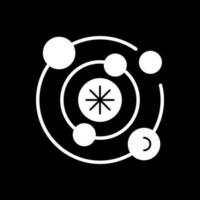svart hål vektor ikon design