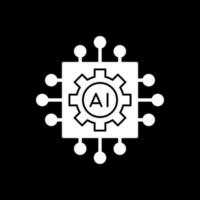 artificiell intelligens vektor ikon design