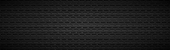 geometrische Polygone Kopf abstrakt schwarz metallic Edelstahl Banner Vektor Illustration Hintergrund