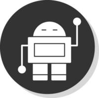 Roboter-Vektor-Icon-Design vektor