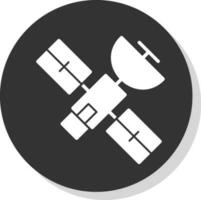 Satelliten-Vektor-Icon-Design vektor