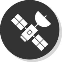 Satelliten-Vektor-Icon-Design vektor