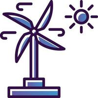 Wind Energie Vektor Symbol Design