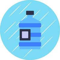 Wasserflaschen-Vektor-Icon-Design vektor