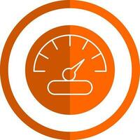 Tachometer-Vektor-Icon-Design vektor