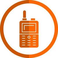 Walkie-Talkie-Vektor-Icon-Design vektor