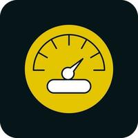 Tachometer-Vektor-Icon-Design vektor