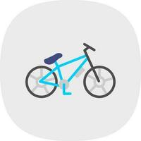 Mountainbike-Vektor-Icon-Design vektor