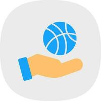 Basketball-Vektor-Icon-Design vektor