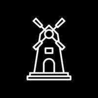 väderkvarn vektor ikon design