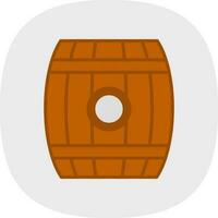 Barrel-Vektor-Icon-Design vektor