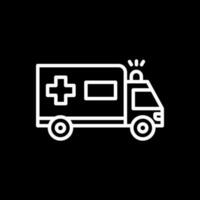 Krankenwagen-Vektor-Icon-Design vektor