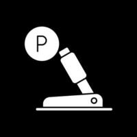 Parkplatz Bremse Vektor Symbol Design