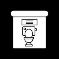 Toiletten-Vektor-Icon-Design vektor