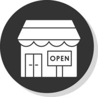 Öffnung Geschäft Vektor Symbol Design