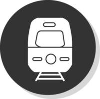 U-Bahn-Vektor-Icon-Design vektor