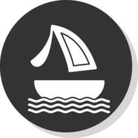 Surfen Boot Vektor Symbol Design