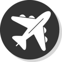 Flugzeug-Vektor-Icon-Design vektor