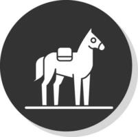 Pferd-Vektor-Icon-Design vektor