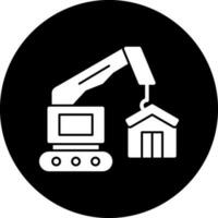 Baustelle-Vektor-Icon-Design vektor