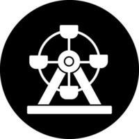 Riesenrad-Vektor-Icon-Design vektor