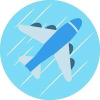 Flugzeug-Vektor-Icon-Design vektor