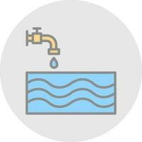 Wasser-Vektor-Icon-Design vektor