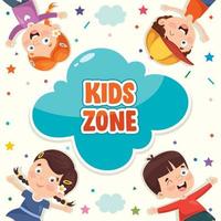 Konzept der Kinderzone vektor