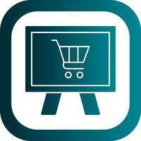 Online-Shopping-Vektor-Icon-Design vektor