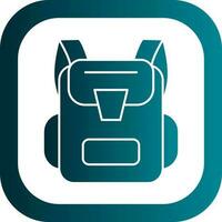 Rucksack-Vektor-Icon-Design vektor