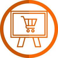 Online-Shopping-Vektor-Icon-Design vektor