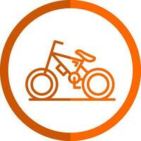 Fahrrad-Vektor-Icon-Design vektor