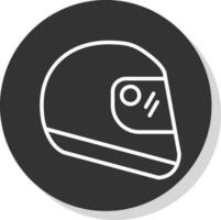 Helm-Vektor-Icon-Design vektor